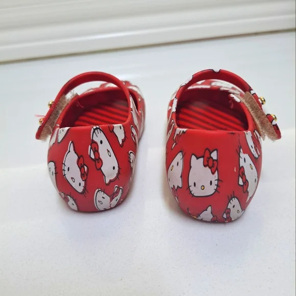 MINI MELISSA Hello Kitty Red Mary Jane Shoes - Picture 3 of 14